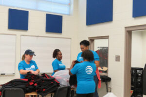Picture of AT&T Volunteers