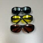 Three pairs of sunglasses