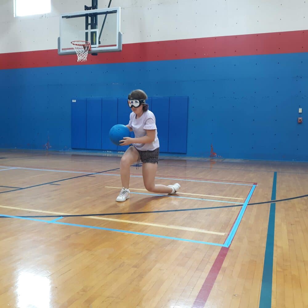 We Love Goalball! Center for the Visually Impaired